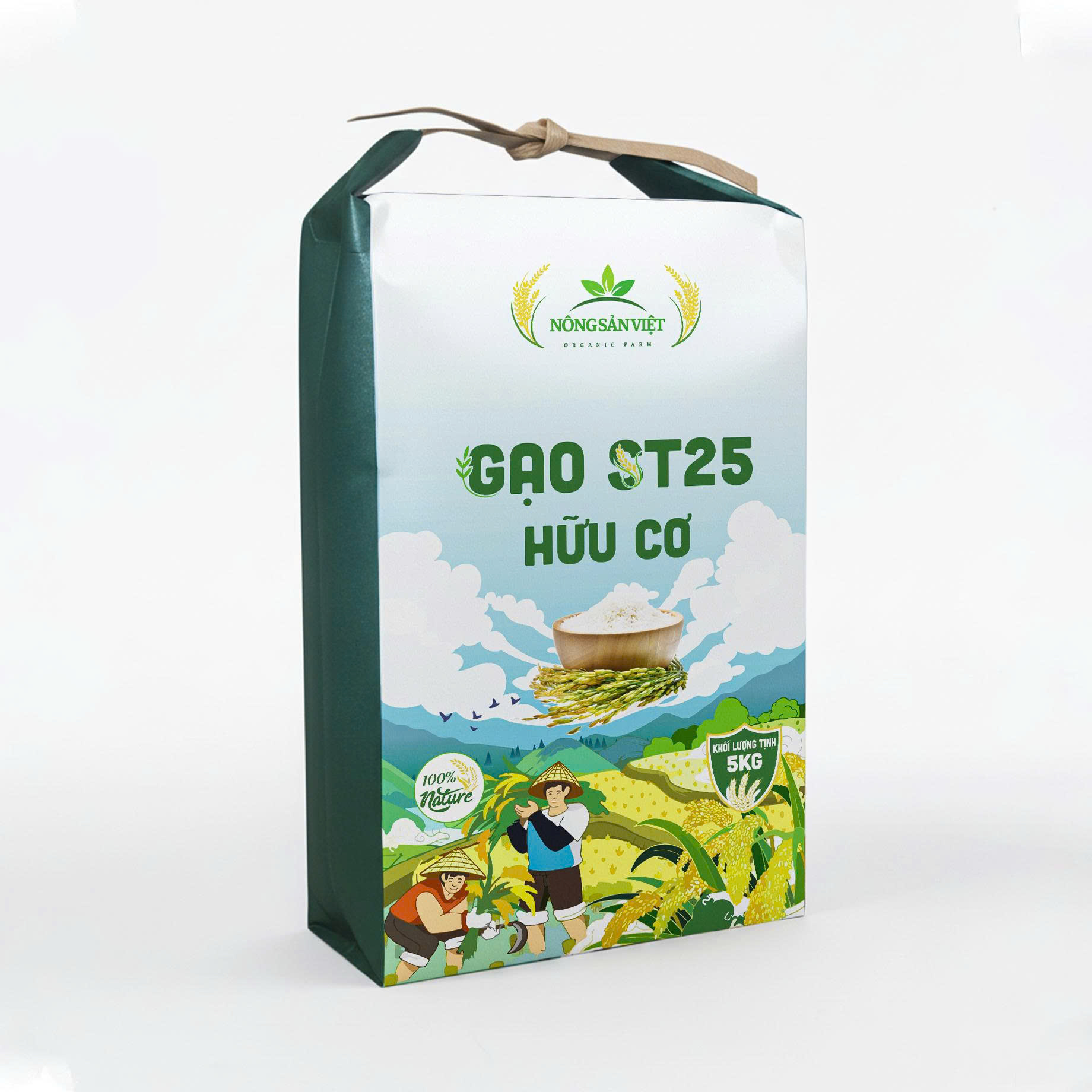 Gạo ST25 Hữu Cơ Nông Sản Việt